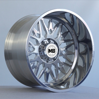 Rines de Aleación Monobloque Forjados Personalizados de 15-24 Pulgadas 5X112 5X120, Diseño Cóncavo Profundo, Aluminio 6061-T6 para Autos Deportivos, SUVs y Sedanes