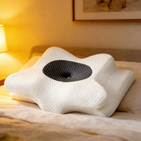 Oreiller cervical en mousse à mémoire de forme, soutien ergonomique du cou pour soulager la douleur, pour dormir à la maison
