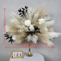 Boule de fleurs artificielle rouge de 50 cm, best-seller, en soie, pour centres de table de mariage, maison, hôtel, villa, fête