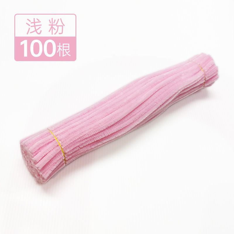 ชมพูอ่อน-100ชิ้น