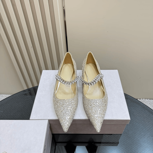 Zapatos Planos Mary Jane con Punta en Pico y Correa con Pedrería para Mujer - Product Image 2