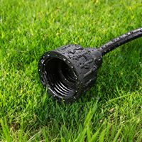 Adaptateur de robinet 3/4 à 1/4 pouce avec joint en caoutchouc, connecteur de tuyau d'arrosage, raccord de tuyauterie d'irrigation 1/4, système d'arrosage goutte à goutte