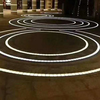 Enterré souterrain carré éclairage extérieur passerelle pavage lampe Ip67 décoration creusée piste de danse carrelage rgb pavé brique lumières