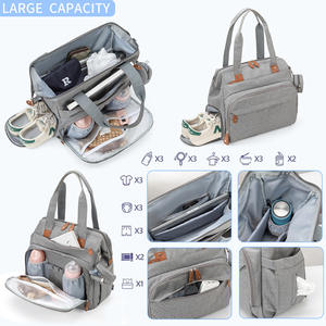 <span class=keywords><strong>Sac</strong></span> à couches pour bébé de grande capacité <span class=keywords><strong>Sac</strong></span> de voyage pour maman <span class=keywords><strong>Sac</strong></span> <span class=keywords><strong>isotherme</strong></span> avec matelas à langer - Product Image 4