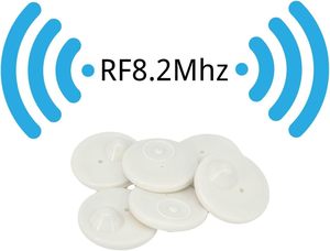 Étiquette <span class=keywords><strong>antivol</strong></span> EAS ronde excentrique rigide blanche 8,2 MHz 50 mm Zhejiang Chine pour vêtements 1000 pièces - Product Image 4