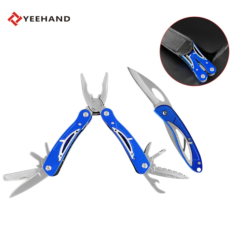 Amazon hot stainless steel multi tool pocket knife camping accessories