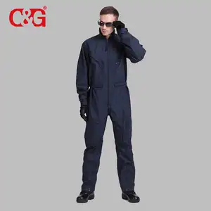 Uniforme bleu marine combinaison de vol Nomex combinaison ignifuge