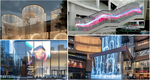 عرض ساخن: شاشة LED مرنة شفافة للداخل بمقاسات P5 P6.25 P8 P10، فيلم LED مرن لاصق لنوافذ الزجاج الشفاف - Product Image 6