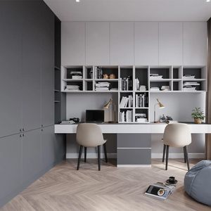 Kit bibliothèque d'angle en aluminium de style moderne <span class=keywords><strong>avec</strong></span> porte dissimulée, compatible <span class=keywords><strong>avec</strong></span> <span class=keywords><strong>lit</strong></span> Murphy, pour bureau à domicile ou chambre, plus de 10 <span class=keywords><strong>étagère</strong></span>s - Product Image 5