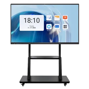 Cheap price Interactive Whiteboard 86 "dual system Flat Touch Panel For conference room classroom