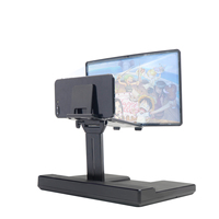 OEM L21 12 Inch 3D HD Smartphone Screen Enlarger Foldable Desktop Magnifier Stand for Movie Video