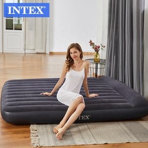 INTEX 66127 USB Stripe Flocage <span class=keywords><strong>Personne</strong></span> Seule 99CM Oreiller Repos Classique Airbed <span class=keywords><strong>Avec</strong></span> Oreiller Intégré Tente Camping Air <span class=keywords><strong>Matelas</strong></span> <span class=keywords><strong>Lit</strong></span> - Product Image 6