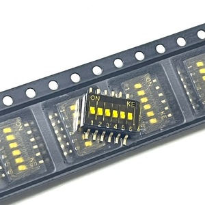 Interruptor DIP de Superficie de 6 Posiciones DSHP06TSGET, Paso de 1.27 mm, Tipo de Palanca SPST, Interruptor Codificador - Product Image 1