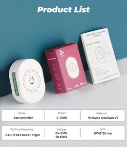 Interruptor Inteligente WiFi para Ventilador de Techo Lyailot Tuya, Modelo BLE 2Way, Interruptor de Ventilador Mini con Control por Voz - Product Image 5