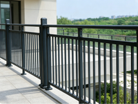 Balustrades de balcon en acier galvanisé sur mesure, garde-corps de terrasse et de toit, clôtures en alliage d'aluminium pour villas et communautés résidentielles