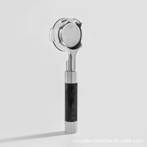 Portafiltro Cavo Senza Fondo Kakaro 58mm in Acciaio Inossidabile a Doppio Manico E61 Grimaldi <span class=keywords><strong>Matto</strong></span> Aibao Rocket Lighters per Caffè - Product Image 6