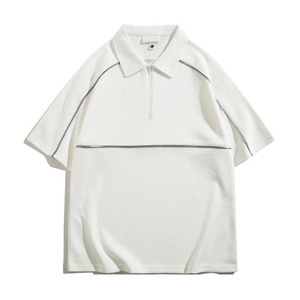 250Gsm Raglan riflessivo Unisex <span class=keywords><strong>Polo</strong></span> uomo personalizzato nero colletto bianco collo T-Shirt per gli uomini <span class=keywords><strong>Polo</strong></span> - Product Image 4