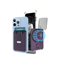 Support de téléphone portable ultra-fin pliable pour portefeuilles magnétiques et porte-cartes, idéal pour une utilisation sur bureau