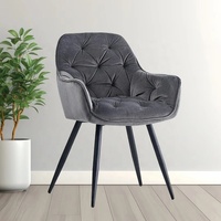 Chaise de salle à manger design minimaliste moderne avec dossier complet Chaise de bureau Ames Home pour restaurant