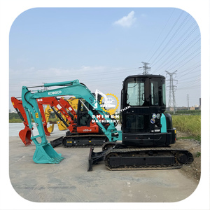 Used High Quality Kobelco SK55 Mini Crawler <b>Excavator</b> Excellent Condition Original Japan Second-Hand Mini Digger SK55 SK60 SK75 - Product Image 1