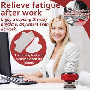 Machine de thérapie par ventouses intelligente 4 en 1 pour le corps avec soulagement de la pression en un clic, masseur Gua Sha rechargeable - Product Image 4