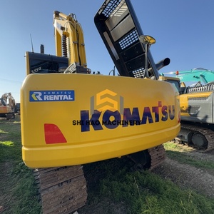 Excavadora de cadenas usada Komatsu PC200 de 20 toneladas para la industria de infraestructuras, 95% pura, de maquinaria de construcción japonesa, en venta. - Product Image 3