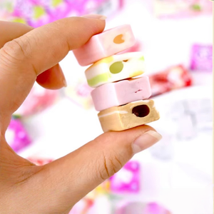 ขนมญี่ปุ่นขายดี ยูฮา ฟรุ๊ต กัมมี่ รสพีชและองุ่น ไส้แยม ขนมเยลลี่แบบแซนวิช 50 กรัม - Product Image 3