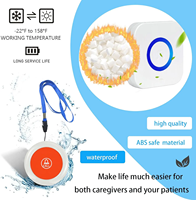 Portable sans fil étanche longue batterie système d'appel pour personnes âgées téléavertisseurs bouton maison de soins infirmiers soignant téléavertisseur avec télécommande