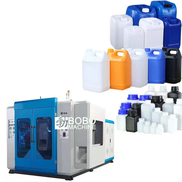 Automatic Single Double station 5 liter plastic PP HDPE PE jerry can Bottle small jar Extrusion Blow Molding machine