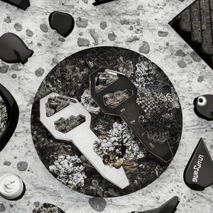 พวงกุญแจตั้งแคมป์8ใน1พวงกุญแจพวงกุญแจคาราบิเนอร์อเนกประสงค์คลิปหนีบกระเป๋าเครื่องมือสารพัดประโยชน์ - Product Image 6