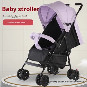 Meiduoqi trẻ em ô Xe đẩy trẻ em tầm nhìn cao có thể ngồi có thể nằm nhẹ có thể gập lại hấp thụ sốc 0-<span class=keywords><strong>3</strong></span> Tuổi 20kg - Product Image 2