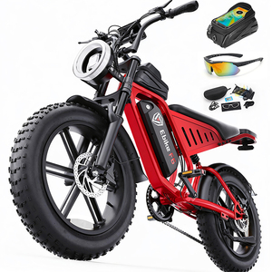 Envío Rápido, Bicicleta Eléctrica F6 48V 15.6Ah con Llantas Gruesas de 20 Pulgadas, Almacén en EE. UU., con Asiento Trasero Simple sin Respaldo para Dos Personas - Product Image 1