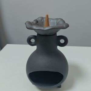 Brûleur d'encens en céramique de bonne qualité Offre Spéciale/encensoir Palo Santo Sage Smudge Stick Holder Poterie Matériel - Product Image 3