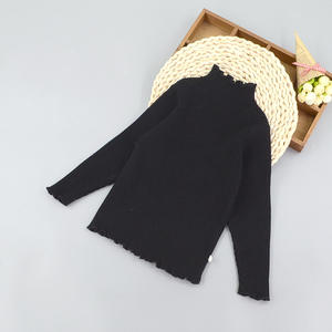 Suéteres de Cuello Alto Lisos Hechos a Mano para Niñas, Diseño Infantil, de Proveedor Chino - Product Image 2
