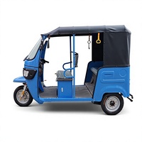 Tricycle électrique 72V 3000W à carrosserie fermée, capacité 4 passagers, vitesse 50-70 km/h, charge utile supérieure à 400 kg, en acier