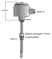 Sensor Transmitter Temperatur 4-20mA Hart Stainless Steel IP65 24VDC ODM