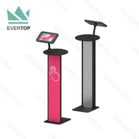 LSF11 Tablet para iPad Display Podium W/Acrílico Tabletop Secure Enclosure Pulpit Atril para iPad Podium Display Floor Stand