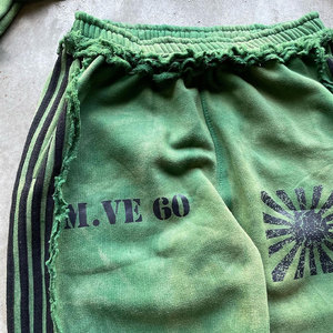Survêtements personnalisés avec logo, coton lourd, molleton français, vintage, délavé, sweat-shirt vintage pour femme, ensemble sweat-shirt et pantalon de survêtement - Product Image 4