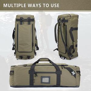 Mochila de Lona de Poliéster Impermeable de Gran Capacidad de 86L con Correas de Hombro Ocultas y Cierre de Cremallera - Product Image 4
