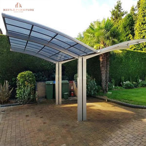 Certification CE Extérieur En Aluminium Fixé Au Mur À L'abri Solaire Garage Côté Voiture - Product Image 6