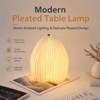 Lampe en papier pliable en forme de vase avec tube floral, lumière de nuit LED à intensité variable rechargeable par USB, décoration portable pour la maison et le bureau