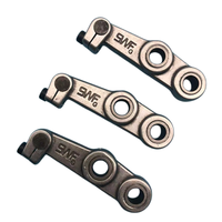 Tige de connexion industrielle SWF en fer à 3 yeux, section intermédiaire fine |   Tige de liaison à trois trous de précision pour pièces détachées de machine à broder