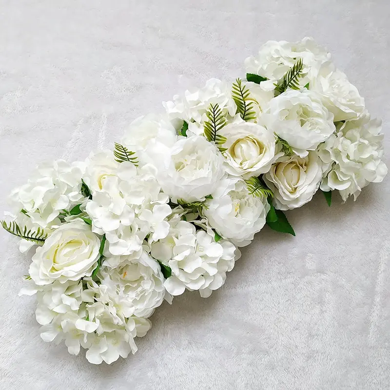 Wreath Artificial Wall Decoration Wedding Decor Peony Rose Hydrangea Row Background Diy Combination Arch Decorative Flowers