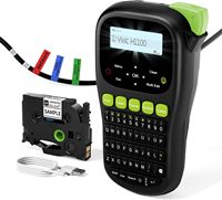Étiqueteuse industrielle portable H1100, format de papier 12 mm, pour usage domestique et professionnel, étiqueteuse pour câbles de clavier, étiqueteuse pour fils, stock disponible