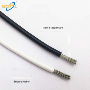 UL3135 Tinned <strong>Copper</strong> Silicone Rubber 10 12 16AWG High Temperature Silicone <strong>Wire</strong> Household Appliance Lighting Motor Lead <strong>Wire</strong> - Product Image 3