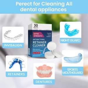 Tabletas Efervescentes para Limpieza de Dentaduras Postizas Registradas por la FDA, <span class=keywords><strong>Limpiador</strong></span> Diario Seguro para Retenedores - Product Image 3