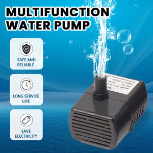 <span class=keywords><strong>Mini</strong></span> pompe sans balais USB DC 5V avec éponges filtrantes, sondes inductives, voyants lumineux pour distributeur d'eau pour animaux de compagnie aquarium solaire - Product Image 2