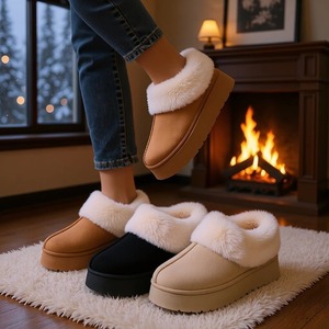 <span class=keywords><strong>Botas</strong></span> <span class=keywords><strong>de</strong></span> Nieve <span class=keywords><strong>de</strong></span> <span class=keywords><strong>Plataforma</strong></span> <span class=keywords><strong>de</strong></span> Estilo Nuevo para Invierno 2025, <span class=keywords><strong>Botas</strong></span> <span class=keywords><strong>de</strong></span> Mujer a la Moda, Cálidas, <span class=keywords><strong>de</strong></span> Felpa Artificial, <span class=keywords><strong>con</strong></span> Suela <span class=keywords><strong>de</strong></span> Goma - Product Image 1