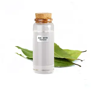 Granel indústria grossista sabor fragrância geraniol c10h18o 98% geraniol óleo para venda