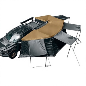 Toldo Lateral para Auto <span class=keywords><strong>Gobi</strong></span> <span class=keywords><strong>Desert</strong></span> 270 Autorizado por la Marca, Carpa Lateral para SUV, Toldo en Forma de Abanico para Acampar al Aire Libre, Parasol - Product Image 1